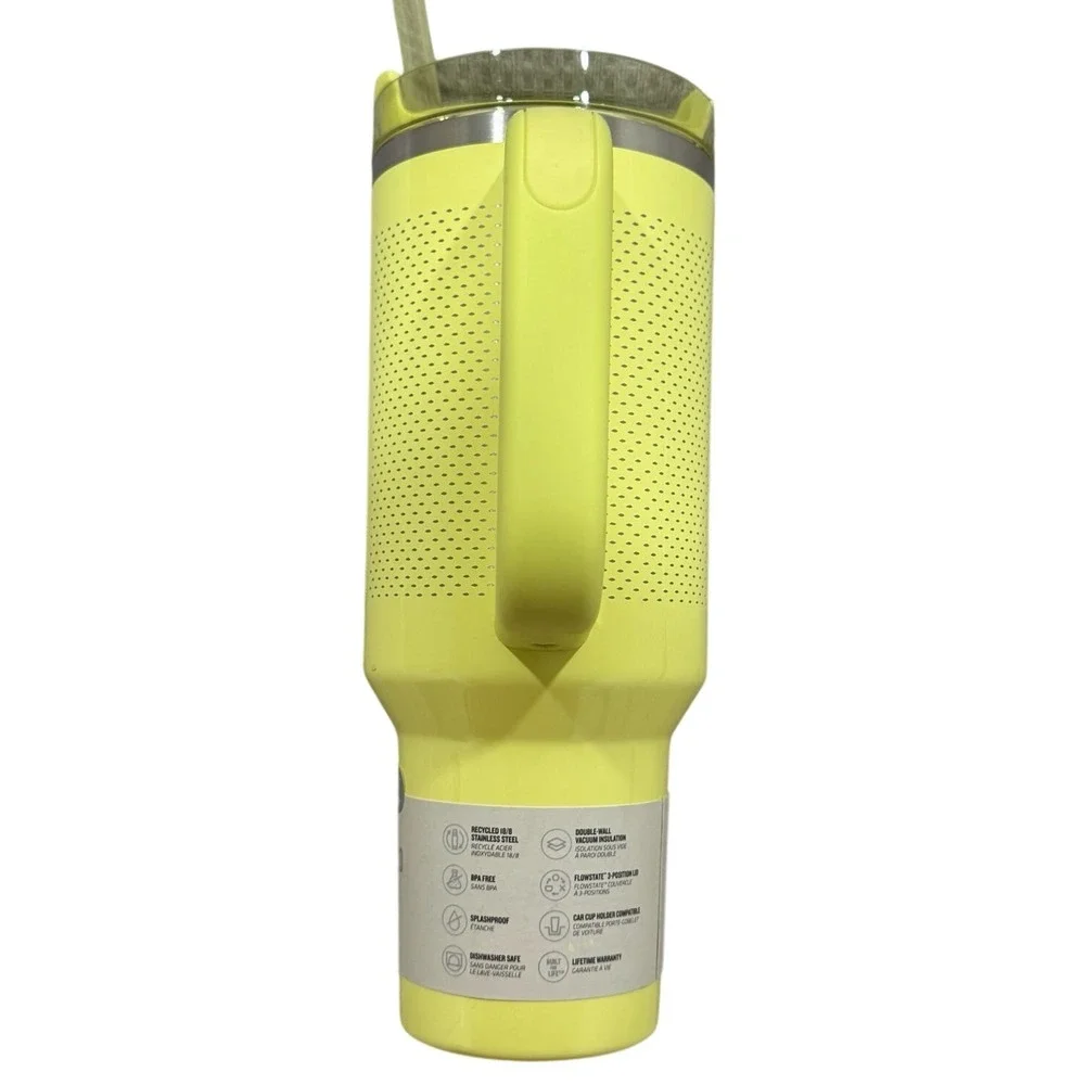 Stanley Calia Quencher H2O 40oz Tumbler Pale Green (Yellow) - Picture 3 of 5